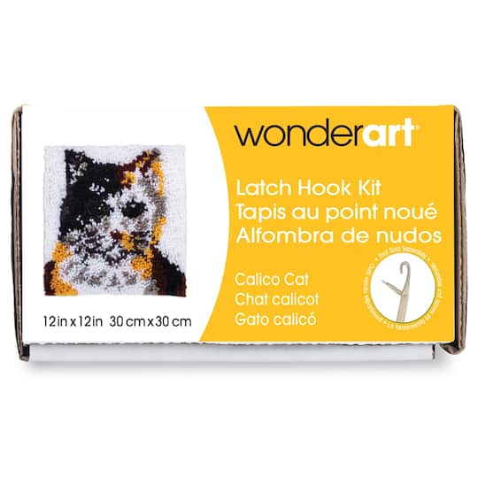 Wonderart&#xAE; Calico Cat Latch Hook Kit